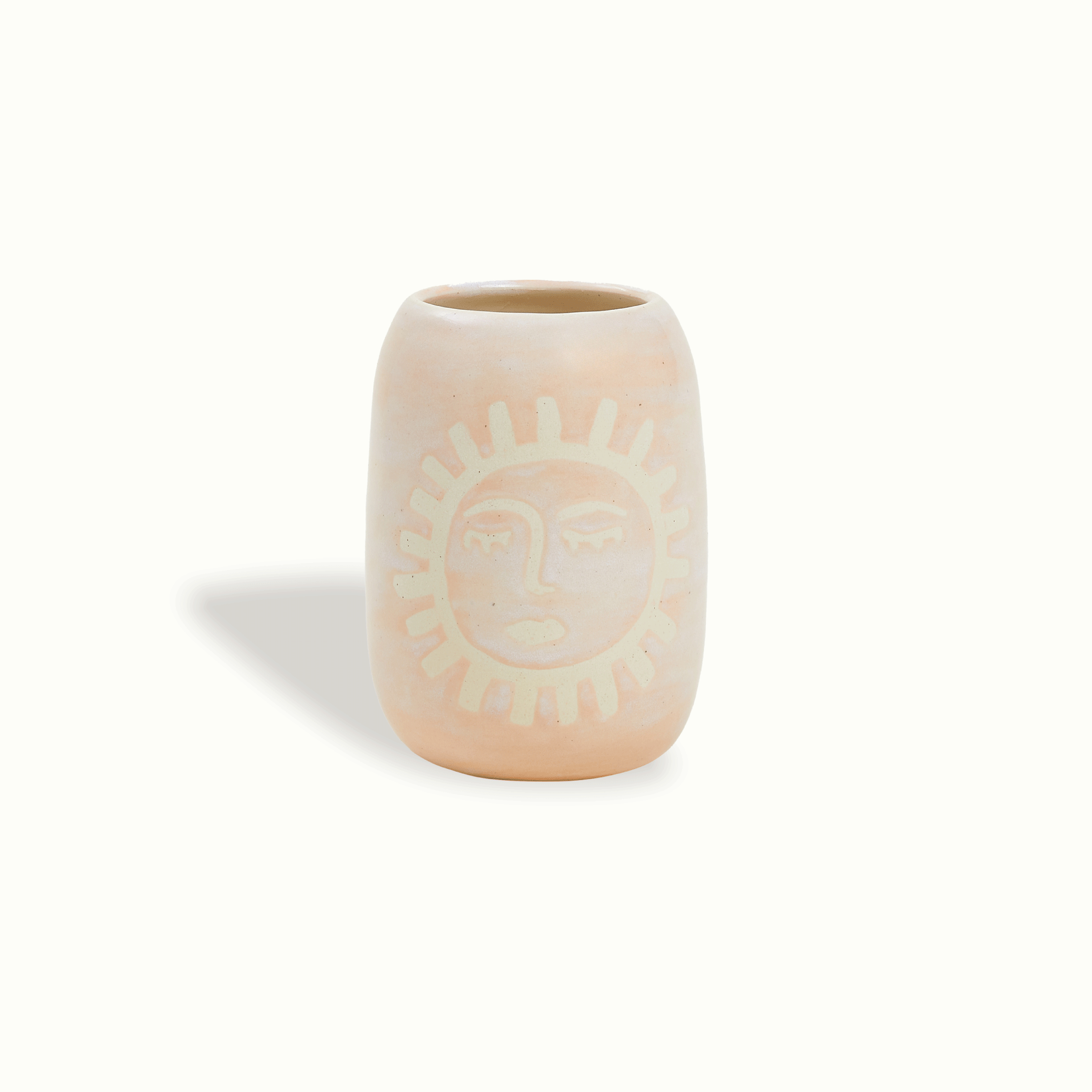 Sun &amp; Moon Ceramic Vase Handcrafted Adriana Lemus for Farmhouse Paso Robles by Nomada Deco