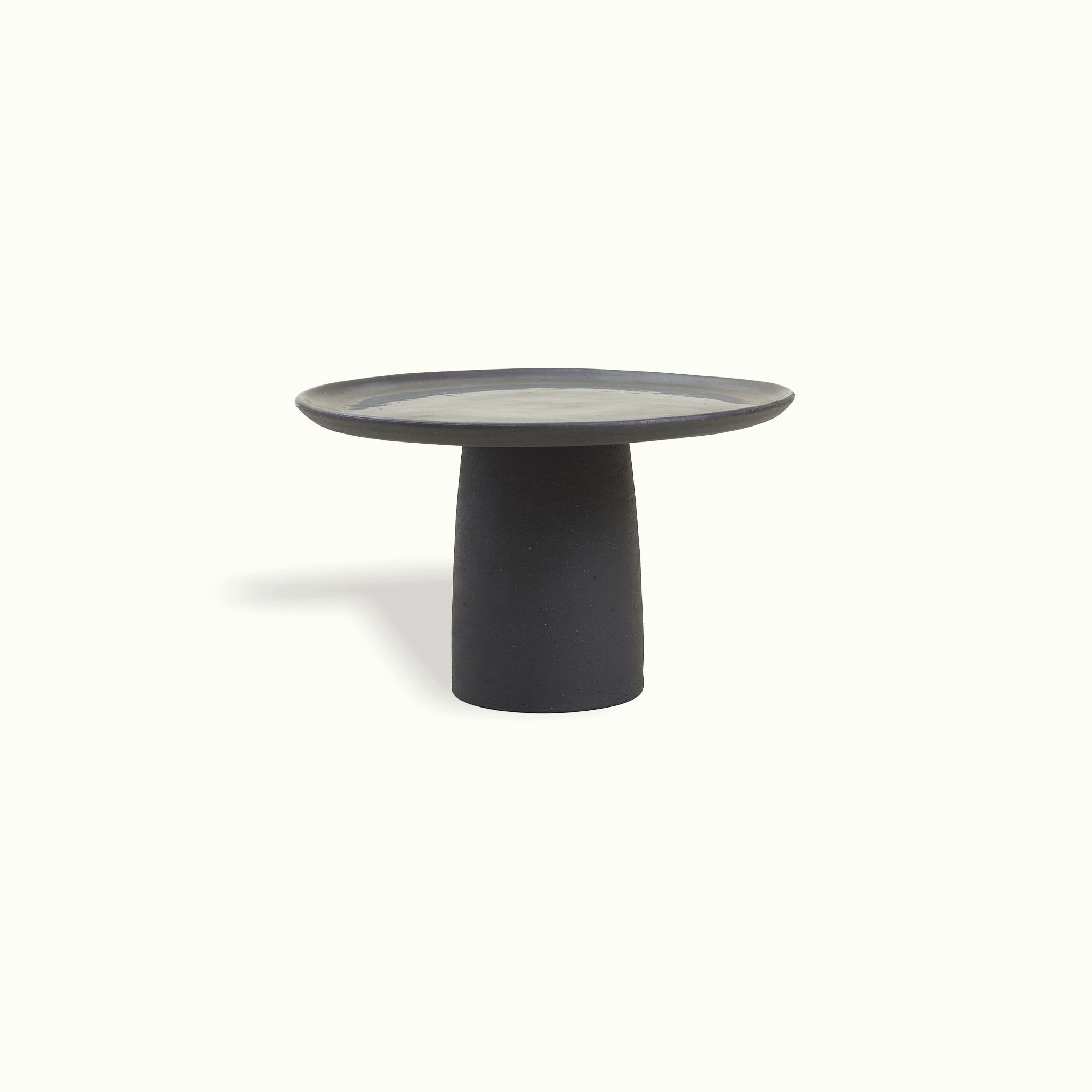 Black Clay Cake Stand