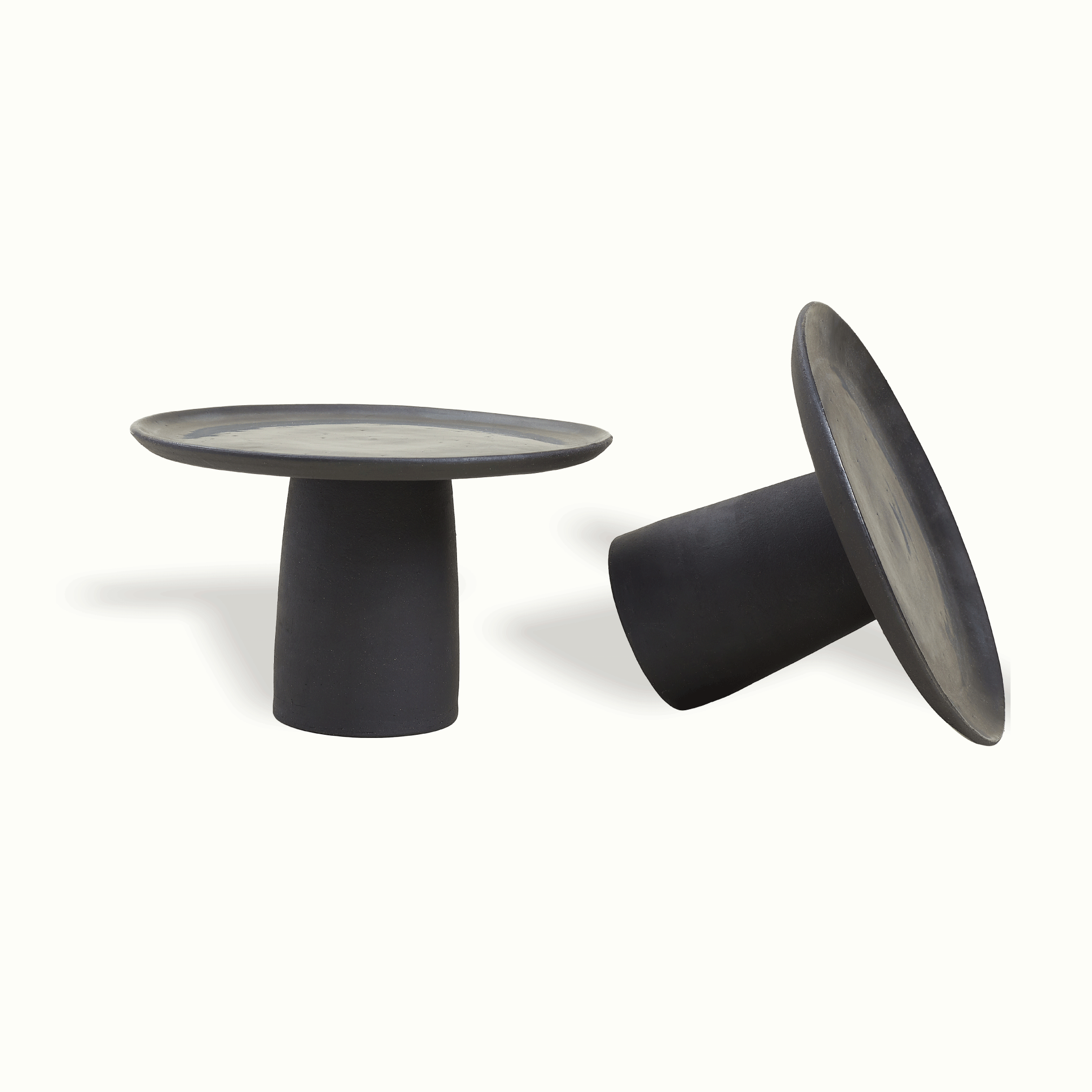 Black Clay Cake Stand - Thumbnail 2