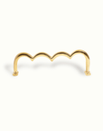 Brass Scalloped Handle