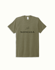 Olive Green Signature Nomada Tee by Nomada Deco