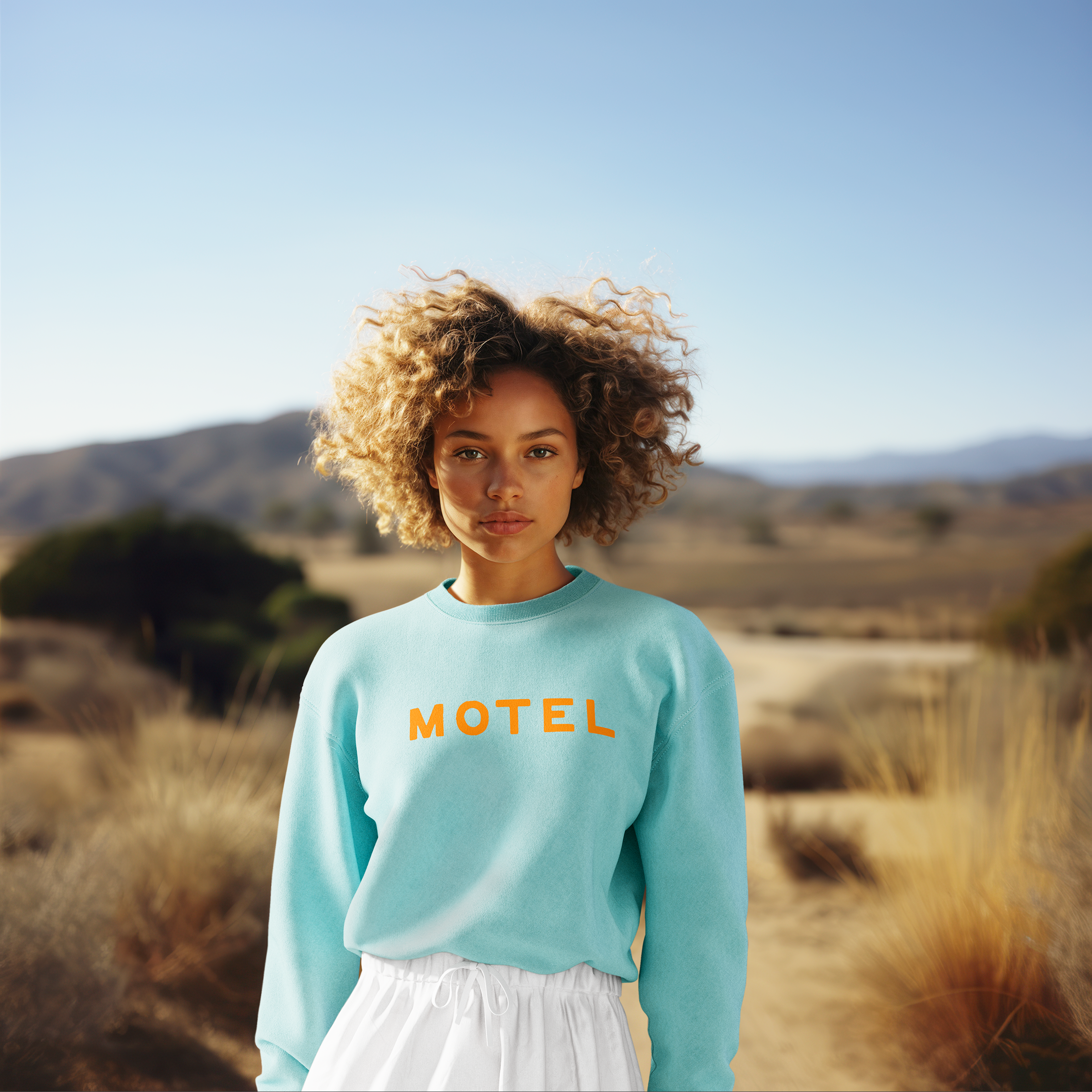 Skyview MOTEL Sweatshirt for Skyview Los Alamos by Nomada Deco