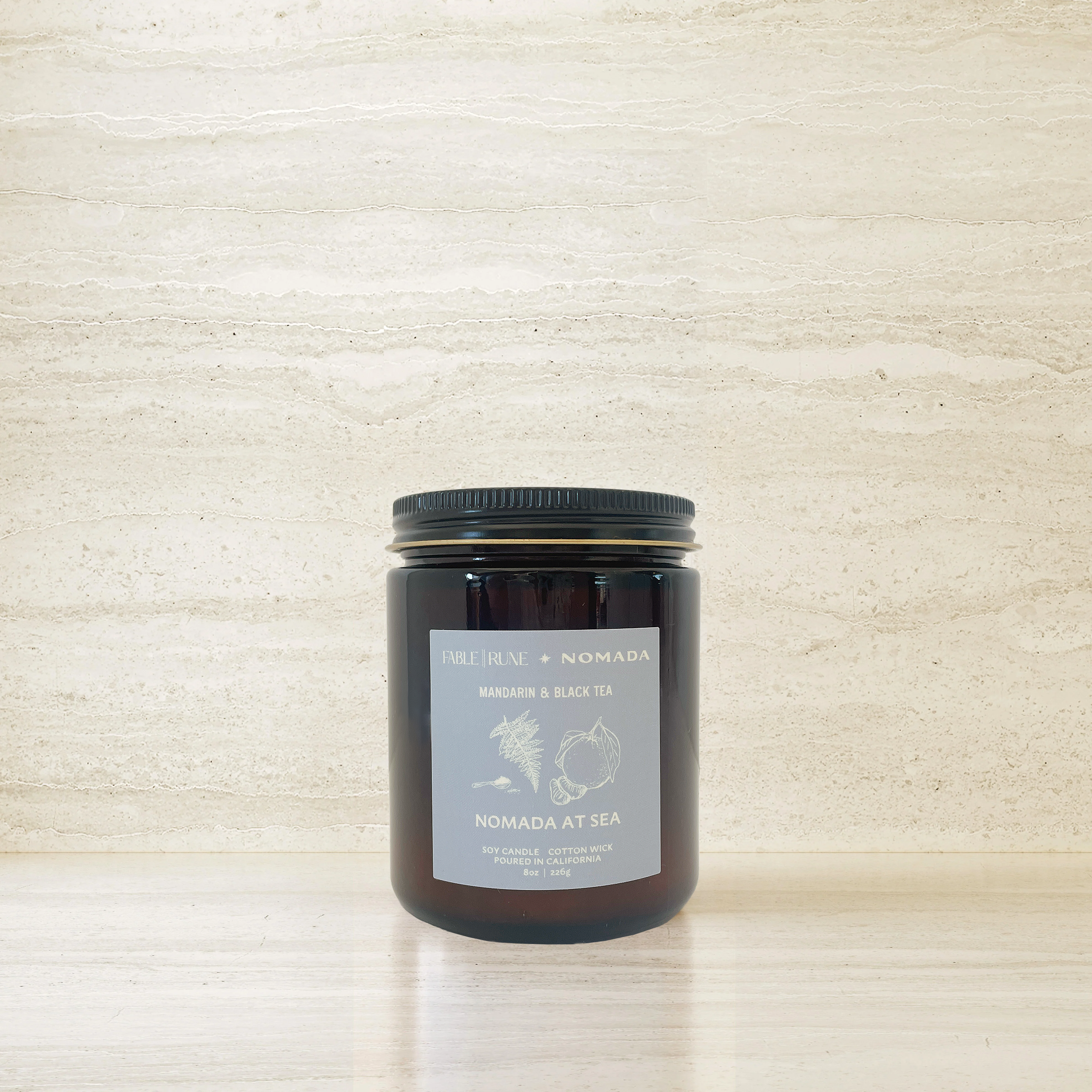 Mandarin & Black Tea Candle