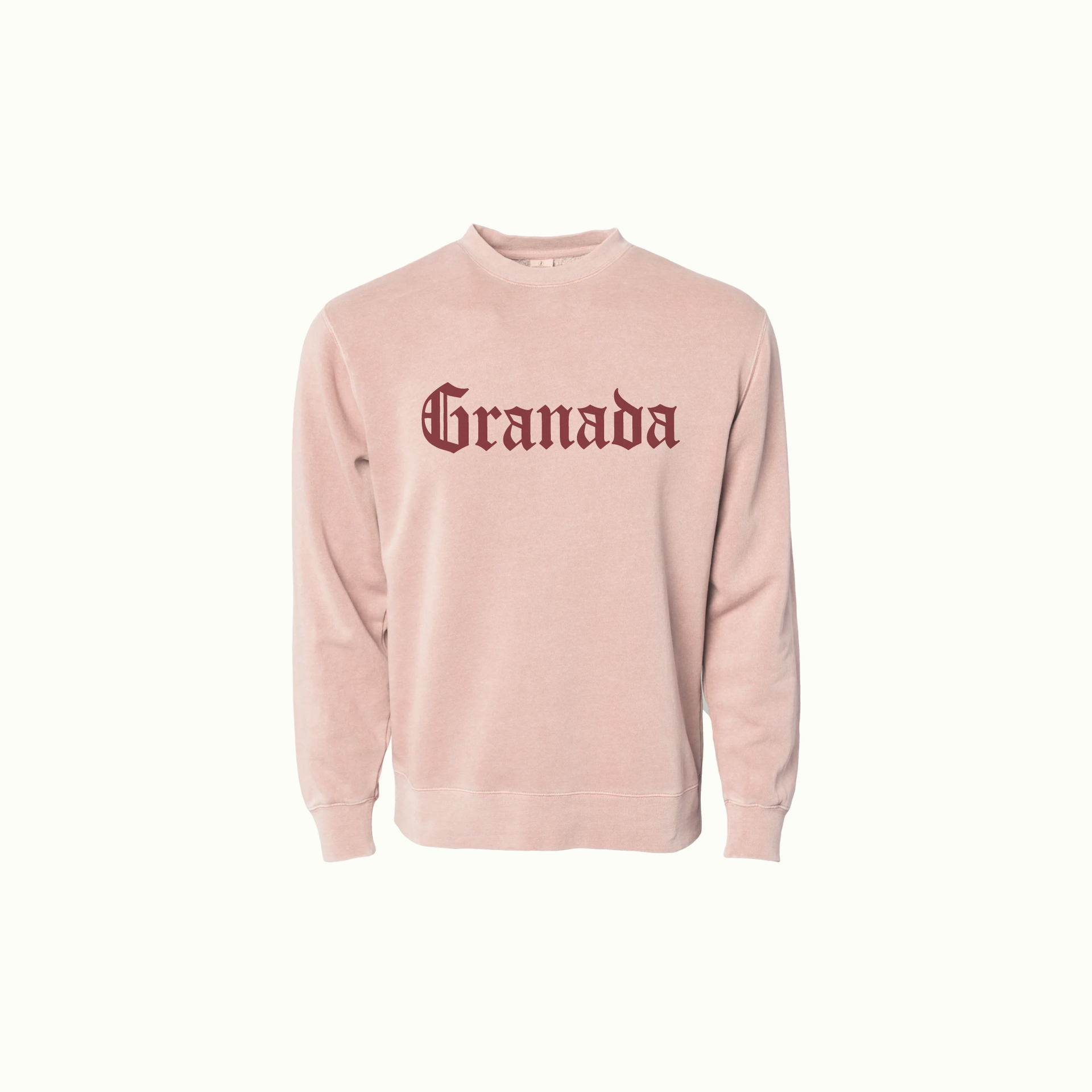 Granada Signature Crewneck Sweatshirt - Dusty Pink – Nomada Deco