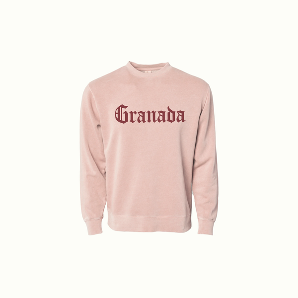 Granada Signature Crewneck Sweatshirt - Dusty Pink