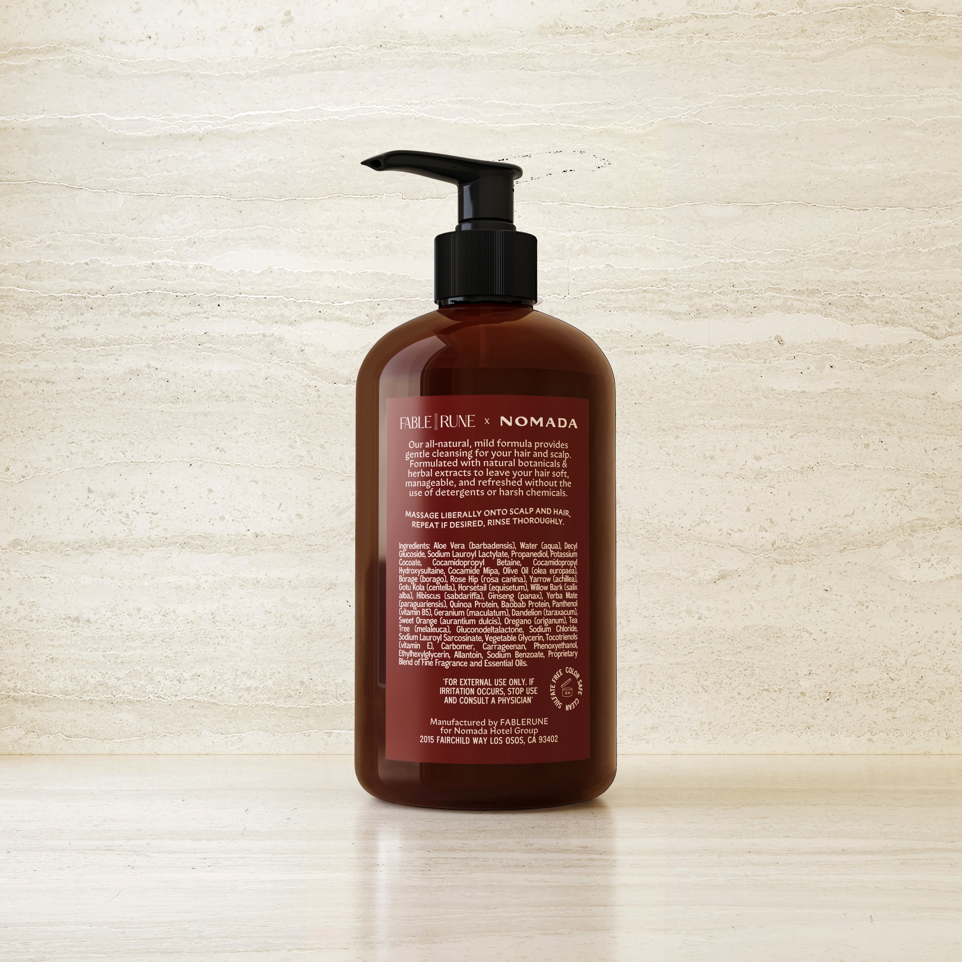Copal &amp; Rosewood Shampoo Fable Rune for Granada by Nomada Deco
