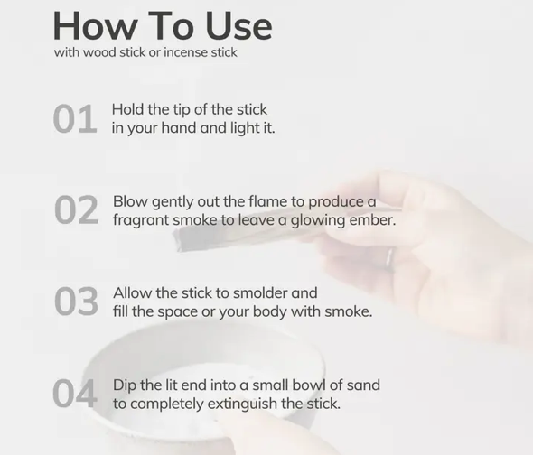 Palo Santo Sticks from Peru